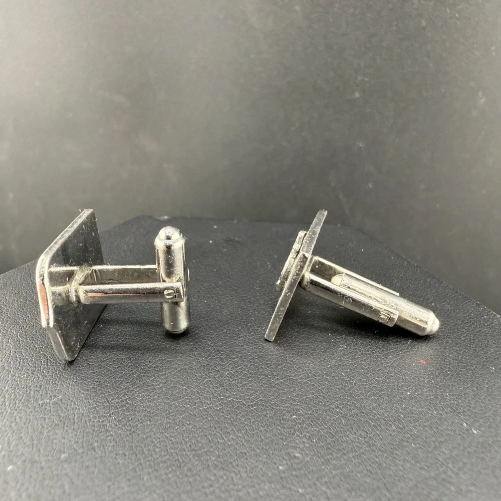 Vintage Masonic Cufflinks‎ Silver Tone